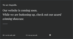 Desktop Screenshot of magnifikstudio.com